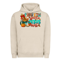 Pigment French Oak Pumpkin pie Jesus Christ Urban Hoodie - CowhideDigitalArt