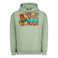 Pigment Oil Green Pumpkin pie Jesus Christ Urban Hoodie - CowhideDigitalArt