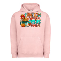 Pigment Salmon Pumpkin pie Jesus Christ Urban Hoodie - CowhideDigitalArt
