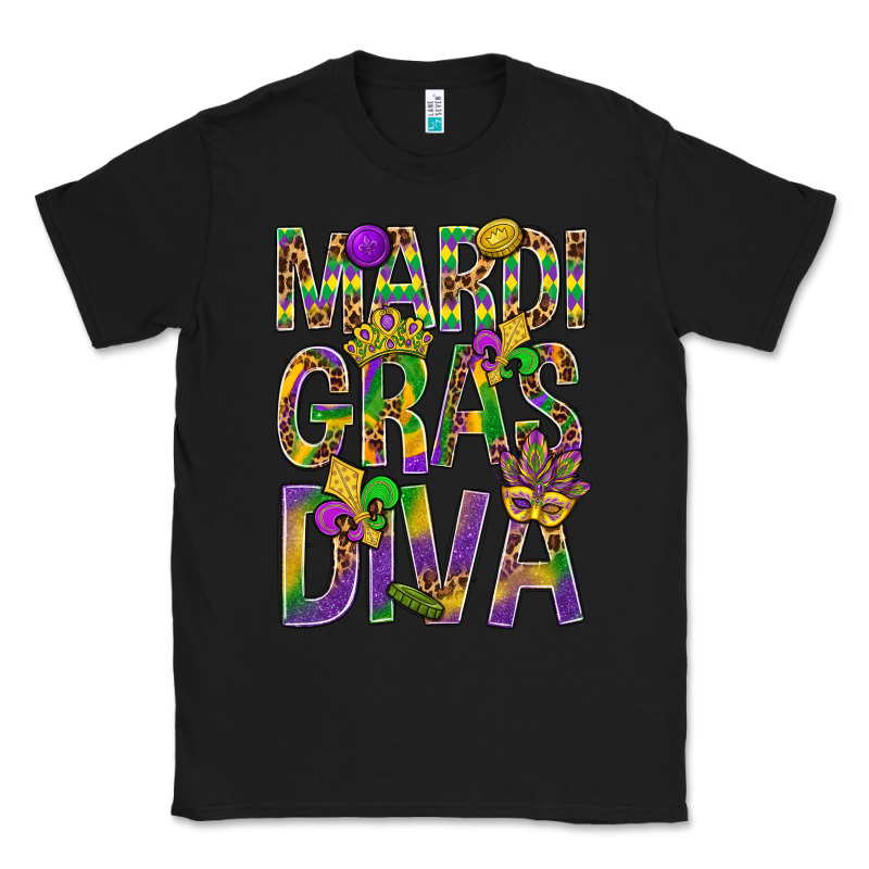 Mardi Gras Diva Classic Tee by BundleAndBundleShop | Teevron