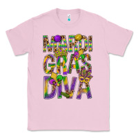 Bubblegum Pink Mardi Gras diva Classic Tee - BundleAndBundleShop