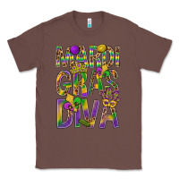 Chestnut Mardi Gras diva Classic Tee - BundleAndBundleShop