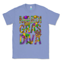 Colony Blue Mardi Gras diva Classic Tee - BundleAndBundleShop
