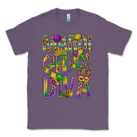 Lavender Mardi Gras diva Classic Tee - BundleAndBundleShop
