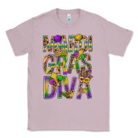 Lilac Mardi Gras diva Classic Tee - BundleAndBundleShop