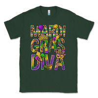 Sports Green Mardi Gras diva Classic Tee - BundleAndBundleShop