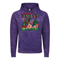 Cloud Purple have a holly dolly christmas Vintage Hoodie - MaliasSmallBusiness
