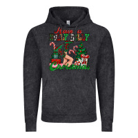 Vintage Black have a holly dolly christmas Vintage Hoodie - MaliasSmallBusiness