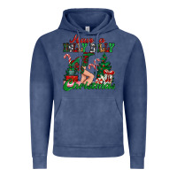 Vintage Denim have a holly dolly christmas Vintage Hoodie - MaliasSmallBusiness