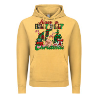 Vintage Mustard have a holly dolly christmas Vintage Hoodie - MaliasSmallBusiness