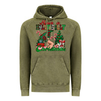 Vintage Olive have a holly dolly christmas Vintage Hoodie - MaliasSmallBusiness