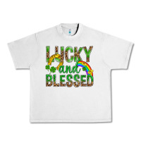 Lunar Rock Lucky And Blessed St Patricks Urban Heavy Tee - BundleAndBundleShop
