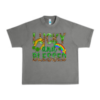 Tornado Lucky And Blessed St Patricks Urban Heavy Tee - BundleAndBundleShop