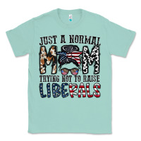 Seafoam just a regular mom trying not to raise liberals Classic Tee - CowhideDigitalArt