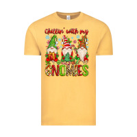 Vintage Mustard chillin with my gnomies Vintage Tee - MaliasSmallBusiness
