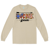Mushroom home grown american flag windmill Long Sleeve Tee - Jasminsmagicworld
