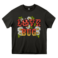 Asphalt ladybug love bug Heavy Core Tee - BarkalooDesign