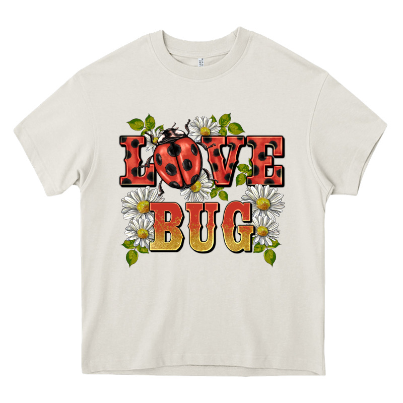 Ladybug Love Bug Heavy Core Tee by BarkalooDesign | Teevron