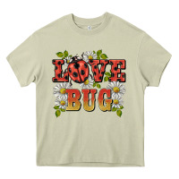 Mossy ladybug love bug Heavy Core Tee - BarkalooDesign