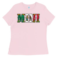 Bubblegum Pink mexican flag mini Ladies Tee - Jasminsmagicworld
