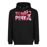 Black Think pink Cancer Awareness Heavyweight Hoodie - FaDigitalArtStudio