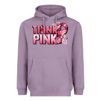 Lavender Think pink Cancer Awareness Heavyweight Hoodie - FaDigitalArtStudio
