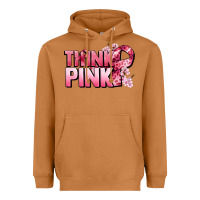 Meerkat Think pink Cancer Awareness Heavyweight Hoodie - FaDigitalArtStudio