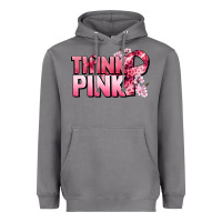 Storm Think pink Cancer Awareness Heavyweight Hoodie - FaDigitalArtStudio