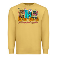 Antique Gold CMA Certified Medical Assistant Premium Sweatshirt - FaDigitalArtStudio