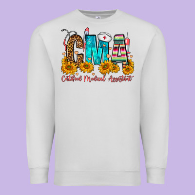 Cma Certified Medical Assistant Premium Sweatshirt Designed By Fadigitalartstudio
