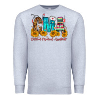Heather Grey CMA Certified Medical Assistant Premium Sweatshirt - FaDigitalArtStudio