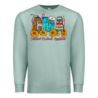 Seafoam CMA Certified Medical Assistant Premium Sweatshirt - FaDigitalArtStudio