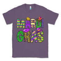 Lavender Mardi Gras Carnaval Mask Classic Tee - BundleAndBundleShop