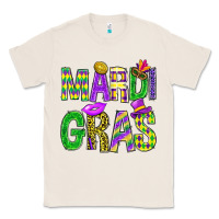 Natural Mardi Gras Carnaval Mask Classic Tee - BundleAndBundleShop