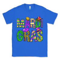 True Royal Mardi Gras Carnaval Mask Classic Tee - BundleAndBundleShop