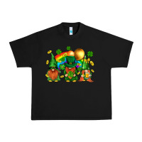 Black st. patricks  gnomies with rainbow Urban Heavy Tee - BundleAndBundleShop
