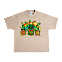 French Oak st. patricks  gnomies with rainbow Urban Heavy Tee - BundleAndBundleShop