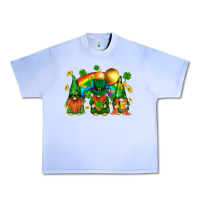 Grape Ice st. patricks  gnomies with rainbow Urban Heavy Tee - BundleAndBundleShop