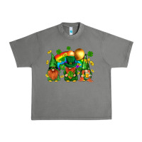 St. Patricks  Gnomies With Rainbow Urban Heavy Tee | Teevron