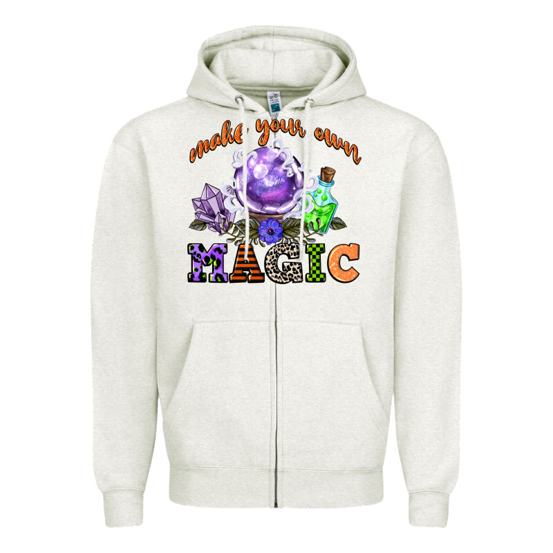 Make Your Own Magic Zipper Hoodie by CowGirlArtShop | Teevron