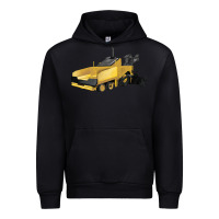 Black Asphalt Paver Urban Hoodie - LillyAllenDesigns