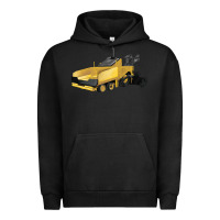 Pigment Black Asphalt Paver Urban Hoodie - LillyAllenDesigns