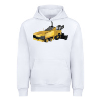 White Asphalt Paver Urban Hoodie - LillyAllenDesigns
