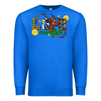 True Royal mardi gras love crawfish Premium Sweatshirt - FaDigitalArtStudio