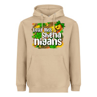 Mushroom St. Patrick's Little miss shenanigans Heavyweight Hoodie - OliviaCreatesArt