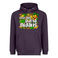 Plum St. Patrick's Little miss shenanigans Heavyweight Hoodie - OliviaCreatesArt