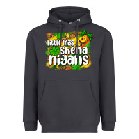 Smoke St. Patrick's Little miss shenanigans Heavyweight Hoodie - OliviaCreatesArt