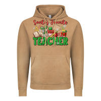 Vintage Camel santa's favorite teacher Vintage Hoodie - MaliasSmallBusiness