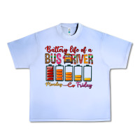 Grape Ice Battery Life Of A Bus Driver Urban Heavy Tee - BundleAndBundleShop