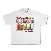 Lunar Rock Battery Life Of A Bus Driver Urban Heavy Tee - BundleAndBundleShop